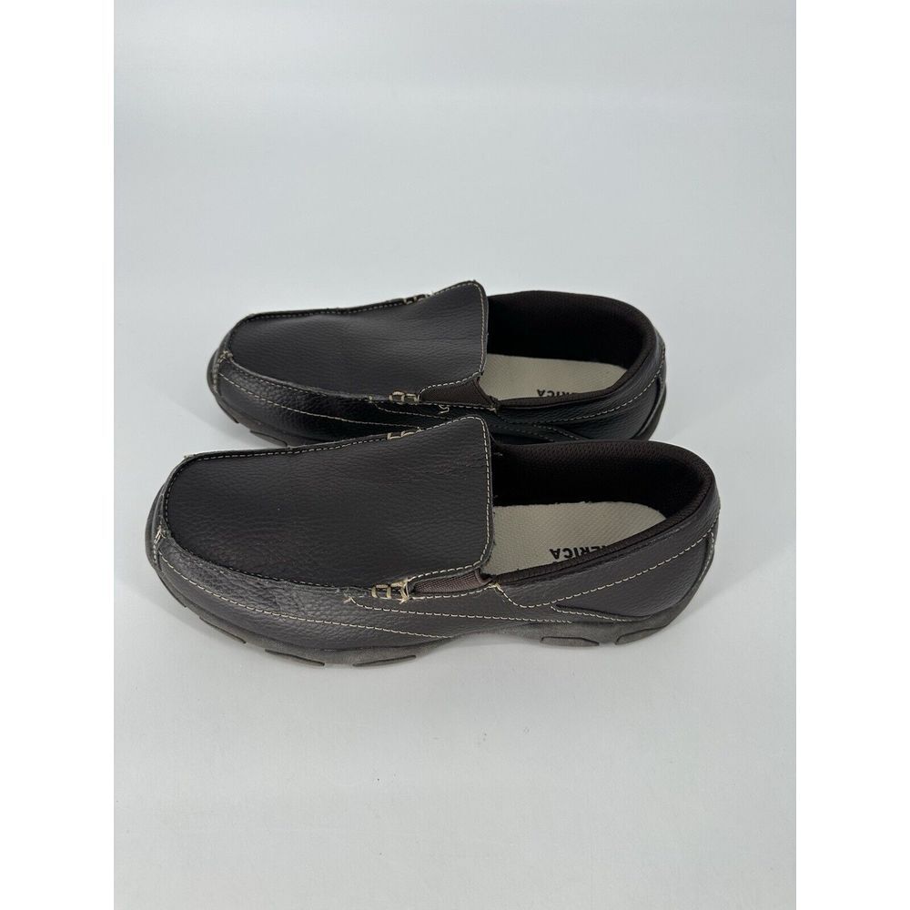 Perry Ellis America Prepp Loafer Brown Leather‎ Fashion Loafers Mens Size 6
